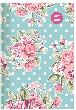 Collegetimer Roses 2017/2018 - Schülerkalender A5 - Day By Day - 352 Seiten: Schülerkalender Day By Day