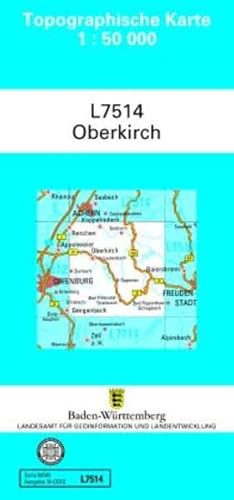 L7514 Oberkirch: Zivilmilitärische Ausgabe TK50 (Topographische Karte 1:50 000 (TK50))
