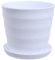 5 Pièces Jardiniere Plastique Pot Plante Plastique Pots De Fleurs Planteur Succulent Plantes Succulentes Blanche Fil