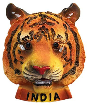 Kühlschrankmagnet, Motiv: Bengalischer Tiger von Indien, Souvenir, Geschenk, Heim- und Küchendekoration, Magnetaufkleber, Indien, Kühlschrank-Magnet-Kollektion