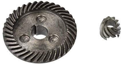 BSD Ersatz Zahnräder, Ersatzgetriebe für Winkelschleifer, Kegelrad Set - 64mm x 19,5mm/Loch: 14mm - 19mm x 15mm/Loch: 9mm - Kompatibel mit 230mm Winkelschleifer