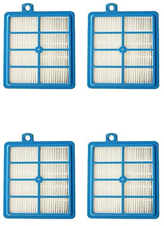 M&M Smartek Filtro Hepa para AEG AEF12 para Philips AEF13W, AEF 13W, Electrolux, Autoclean, Ergofit, FC8038/01 (4 filtros)