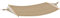 Stab Hänge Matte Holz Liege Fläche Garten Möbel Terrasse beige L 280 cm 100kg Harms 507283