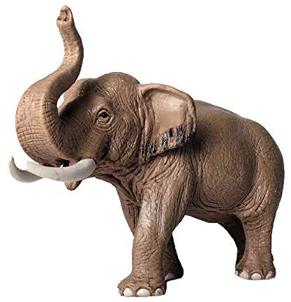 JOKFEICE Realistic Animal Figures Elephant Figurines, Science Project, Cake Topper, Early Educational Toys Birthday for Toddlers Kids Age 3 4 5(New Section)