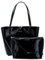 GUESS Damen Alby Toggle Tote Bag, Schwarz