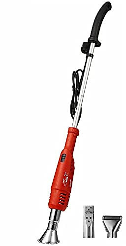2000w Electric Weed Burner Moss Remover, Burner 2 Nozzles In 1 Thermal Weeding Stick Up,Wand Hot Air Torch Up To 650℃,No Chemicals Eco Friendly,For Garden Patio Driveway Uk Plug 230v