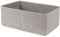 Compactor - Boîte de rangement en tissu Oxford gris taille M 42 x 26 x H.16.5 cm