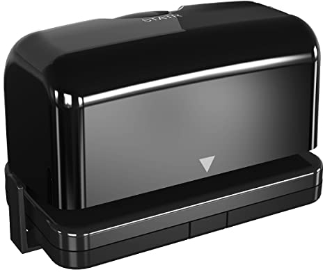 Electric 2 Hole Punch,VEYETTE Black Hole Punch,Punches Up to of 12-15 Sheets Paper, AC or Battery