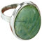 Amazonit echter Edelstein ovaler Ring, Schmuck für Frauen, Solitärring, bestes Freundschaftsgeschenk, zarter Boho-Ring, klassischer Urlaub, schöne Schwester, Ehefrau, Mutter, Geschenke Ring (Amazonit)