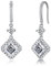Atylyk Moissanite Tropfenohrringe 925er Sterlingsilber Hypoallergene Ohrringe für Frauen Mädchen