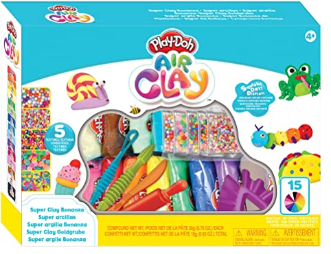 Play-Doh 09157 Air Modellierset – Super Clay Bonanza, Mehrfarbig, Einheitsgröße
