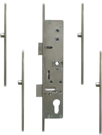 LOCKMASTER Lever Operated Latch & Deadbolt Twin Spindle - 4 Roller - 35/92