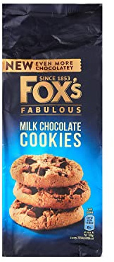 Fox's Fabulous Milk Chocolate Cookies 180g