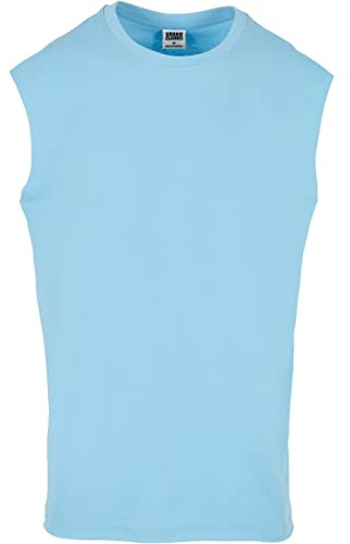 Men Tb1562-Open Edge Sleeveless Tee 1 Balticblue L