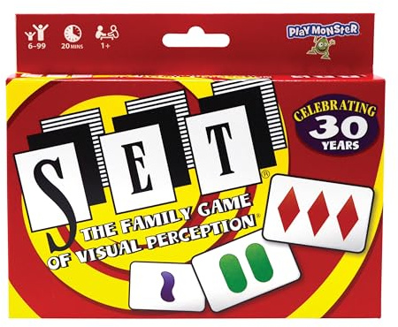 PlayMonster Set | Familien-Kartenspiele | Spiel für visuelle Wahrnehmung für die Familie | ab 6 Jahren
