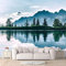 Individuelles Format 3D Norwegische Landschaft Fototapete, Wasserfall, Naturlandschaft, Hintergrund, Wandbild, Auffällige Stabile Dekoration Für Sofa, Hintergrund, Regal 200 (Breite) x 150 (Höhe) cm