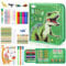 56PCS Cute Girls Kids Art Set Kinder Kunst und Färbung Set mit Federmappe und Bleistift Zeichnung Kunst Zubehör und duftende Marker, Kinder-Handwerk Geschenke für Mädchen im Alter von 6-12 Jahre alt
