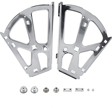 VIFERR Edelstahl Schrank Scharniere, 2 Stück Schuhe Schubladenschrank Scharniere Turing Rack Möbel Kippbeschlag Scharnier Ersatzteile für Küche Wohnzimmer (2 Schichten)