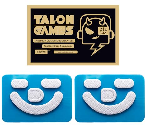 TALONGAMES 3D Series Super Fast Mouse Feet Skates Compatible with Razer DeathAdder V3 Pro Gaming Mouse Feet Replacement PTFE 3D Pattern Low Friction Pro Performance Upgrade