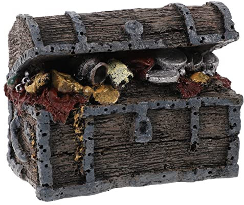 Housoutil Aquarium Ornament Harz Fisch Tank Skulptur Einzigartige Fisch Tank Zubehör Dekorationen