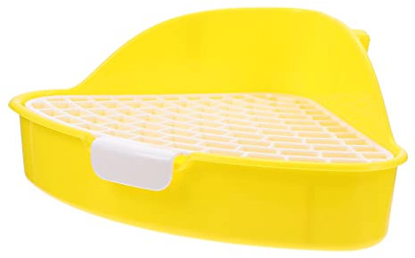 CIYODO 2pièces Bac à Litière pour Petits Animaux pour Cobayes Et Hamsters Bac Amovible Et Facile à Nettoyer Fournitures pour Animaux De Compagnie