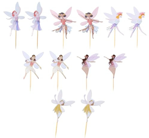 12 Pack Cake Topper Geburtstag, Tortendeko Deko Cupcake, für Geburtstagsfeier, Kuchendekorationen, Partydekoration
