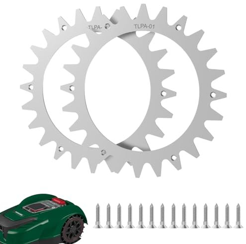 TRUSTLIONTEK Robot cortacésped para mejorar la tracción, compatible con robots cortacésped Parkside, tamaño de rueda 212 mm.