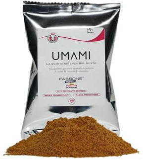 Umami di Fassone – Insaporitore proteico naturale in polvere di carne secca di Fassone con 70% di proteine | Esalta Brodi, Zuppe, Pasta, Carne e Verdure | Senza glutammato aggiunto (Pack da 10 x 25 g)