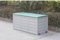 Green 2-Wheel Garden Storage Box – 290L Waterproof Outdoor Storage with Hinged Lid & Wheels – Easy Assembly, No Tools Required