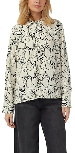 s.Oliver Damen Fließende Bluse mit Floralem Muster Bluse mit floralem Allover Print