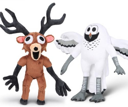 Kouipoie 99 Nights In The Forest Plüschtier,Das Deer Bösewicht Plüschspielzeug Aus Dem Spiel,Weiches Kuscheltier Für Kinder & Erwachsene,Cuddly Plushie Geschenk Für Halloween & Geburtstage. (2PCS)