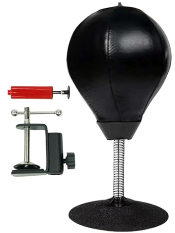 Boxsack,Spaß Mit Weichem Ball & Sanftes Trainingsgerät - Tisch-Boxball,Für Erwachsene Familie Freunde Arbeitszimmer Büro Home-Gym & Indoorbereich