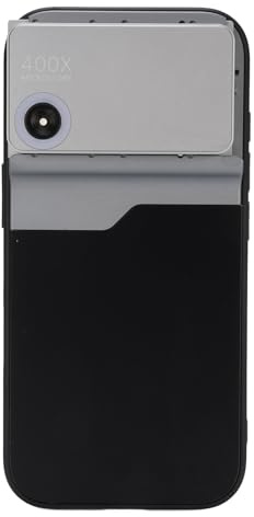 Tbest Phone Microscope Camera Lens 400X with LED Light Aluminum TPU HD Cell Attachment for 16 Pro