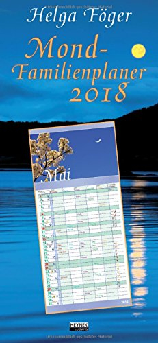 Mond-Familienplaner 2018: Wandkalender