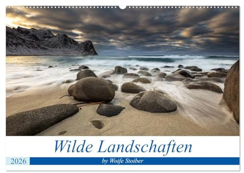 Wilde Landschaften (Wandkalender 2026 DIN A2 quer), CALVENDO Monatskalender: Eine Reise über Österreich nach Norwegen und Island (CALVENDO Natur)