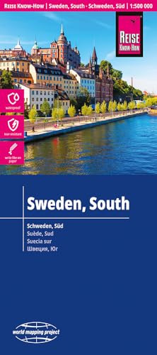 Reise Know-How Landkarte Schweden, Süd (1:500.000): reiß- und wasserfest (world mapping project)