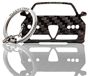 BlackStuff Carbon Karbonfaser Schlüsselanhänger Kompatibel mit Alfa 159 BS-127
