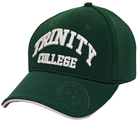 Modisch Trinity College Dublin Baseball Kappe mit Kontrastierendes Weiße Inschrift Design | Flaschengrüne Snapback Baseball Cap | Baseballmütze für Herren