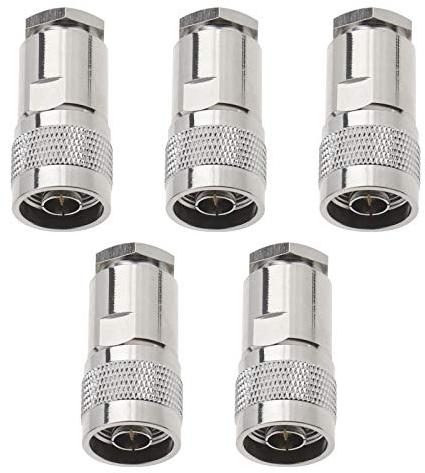 Be In Your Mind 5 Stück N-Typ Kabelklemme Kompressionsstecker Koaxial Adapter für 7D FB 10 RG213 RG214 LMR400
