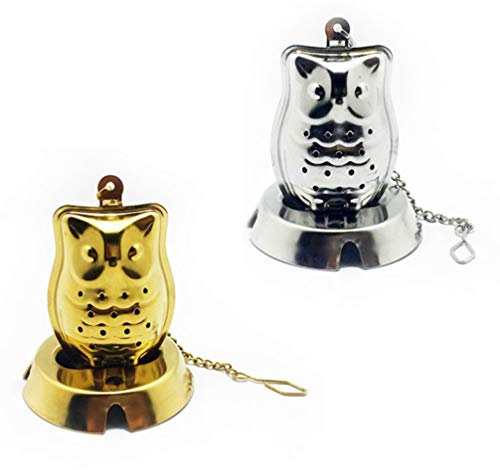 Cabilock Tee-Eier Für Lose Form Teesieb Edelstahl-teefilter Einfach Zu Verwendender Tee-infusser Golden Tea Leaker