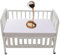 Spannbettlaken 60x120cm Bettlaken Spannbetttuch bis 20 cm für Kinderbett wasserdicht Matratzenbezug weich waschbar atmungsaktiv für Kleinkinder und Babybett