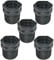 AERZETIX - C51862 - Set di 5 riduttori in plastica maschio/femmina 3/4''x1/2'' con fermo interno per avvitamento - nipplo ridotto maschio/femmina per avvitare 10 bar