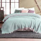 Mixibaby Tagesdecke Wohndecke Wendedecke Kuscheldeck Sofadecke Couchdecke 200x230 Pyramid, Farbe:Mint