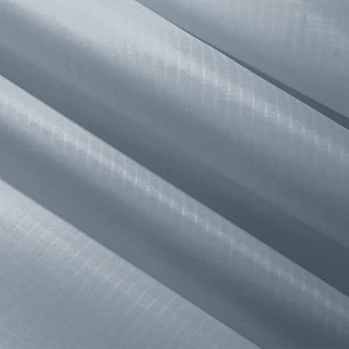 9KM DWLIFE 40D Waterproof Ripstop Nylon Fabric 3oz Nylon Sheets PU Coating Tear Resistant for Outdoor Cover Tent Kite Bag Material(Gray,1 Meter(100cm x 152cm))