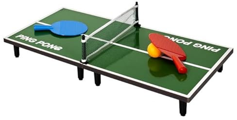 Paris Prix Table de Ping Pong Mini 60cm Vert & Noir
