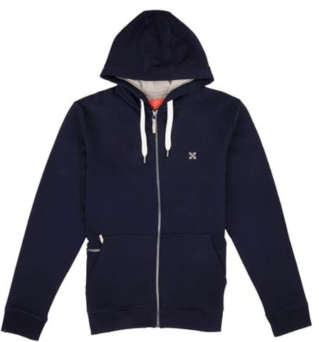 OXBOW P0SALET Sweat à Capuche zippé Deep Marine
