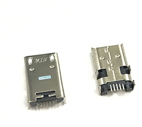 T-ProTek 2 x Charger Ladebuchse Micro USB Connector for kompatibel für ASUS MeMO Pad 7 ME176C ME176CX