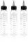 Fantasyon 3PCS Hair Oil Applicator Bottle 120ml Squeeze Oil Applicator Bottle for Hair Oil Bottle Applicator with Caps for Salon Hair Care Coloring Paint Art Glue