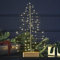 Ginger Ray Gold Light Up Wire LED Weihnachtsbaum Kamin Tischdekoration