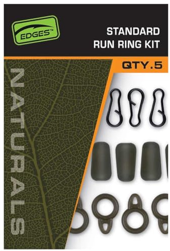 Fox Naturals Standard Run Ring Kit - Set für 8 Freilaufmontagen, Angelzubehör, Karpfenzubehör